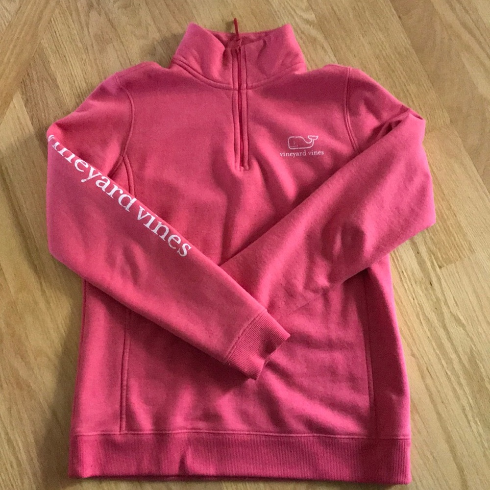 Salmon Vineyard Vines Quarter Zip